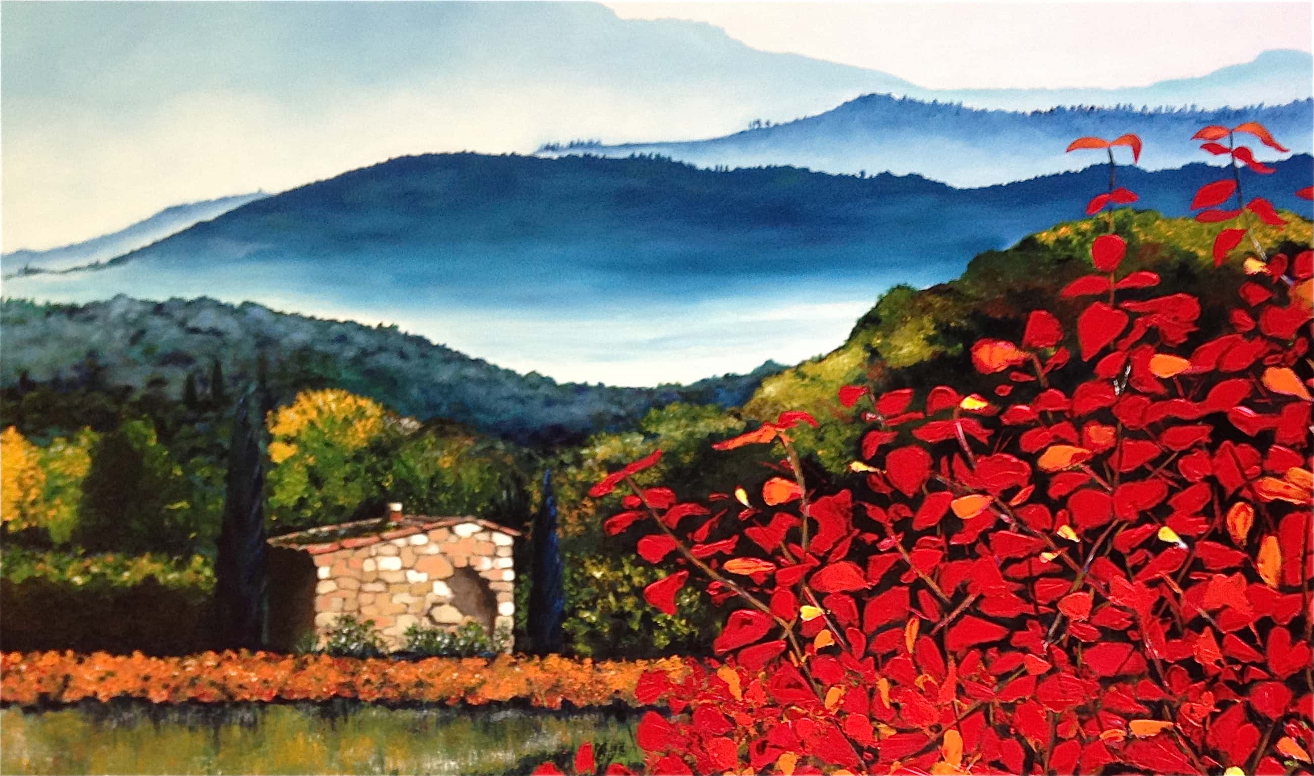 image de la peinture Brume matinal