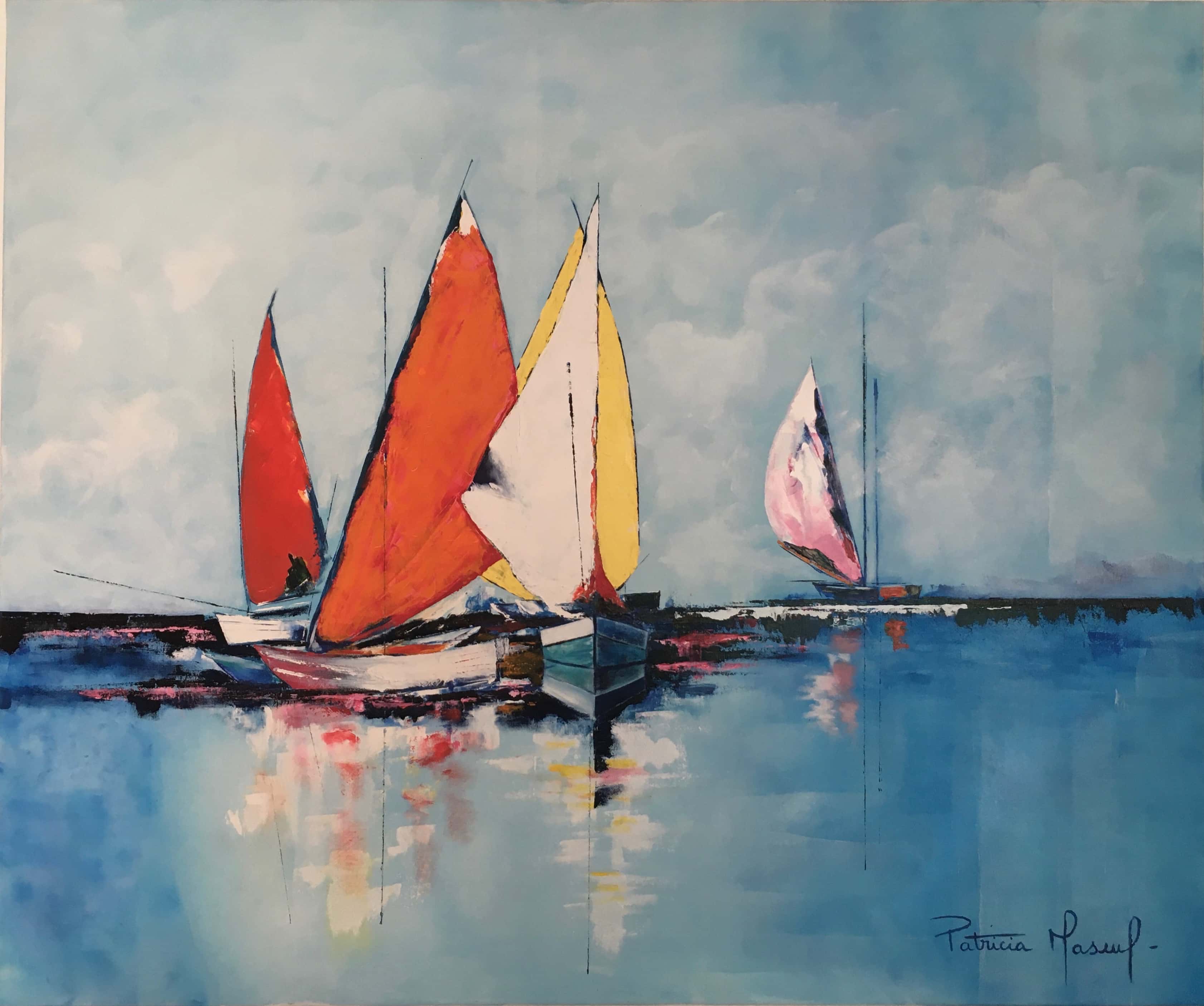 image de la peinture VOILES POUDREES 3